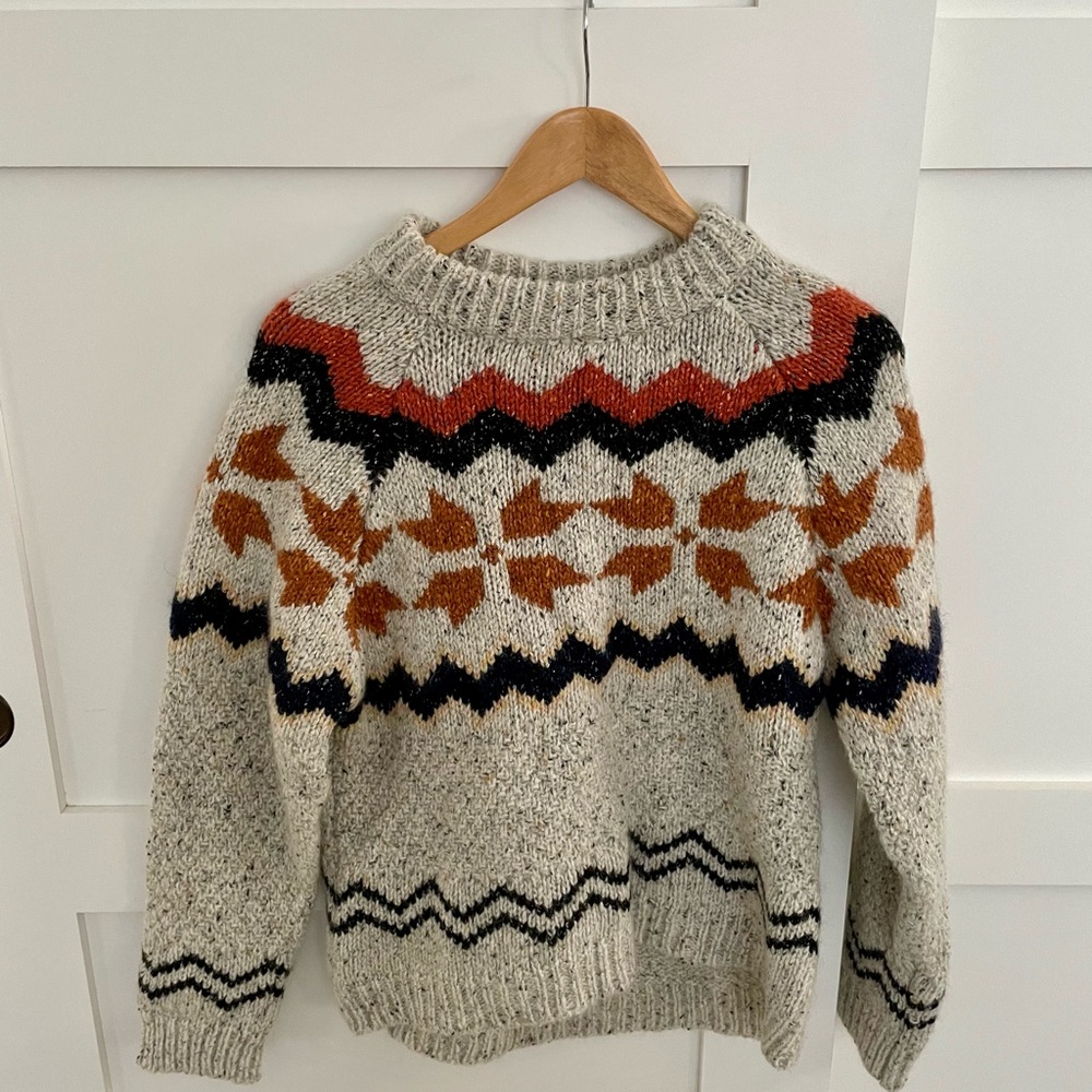 Cozy Multicolor Knit Sweater